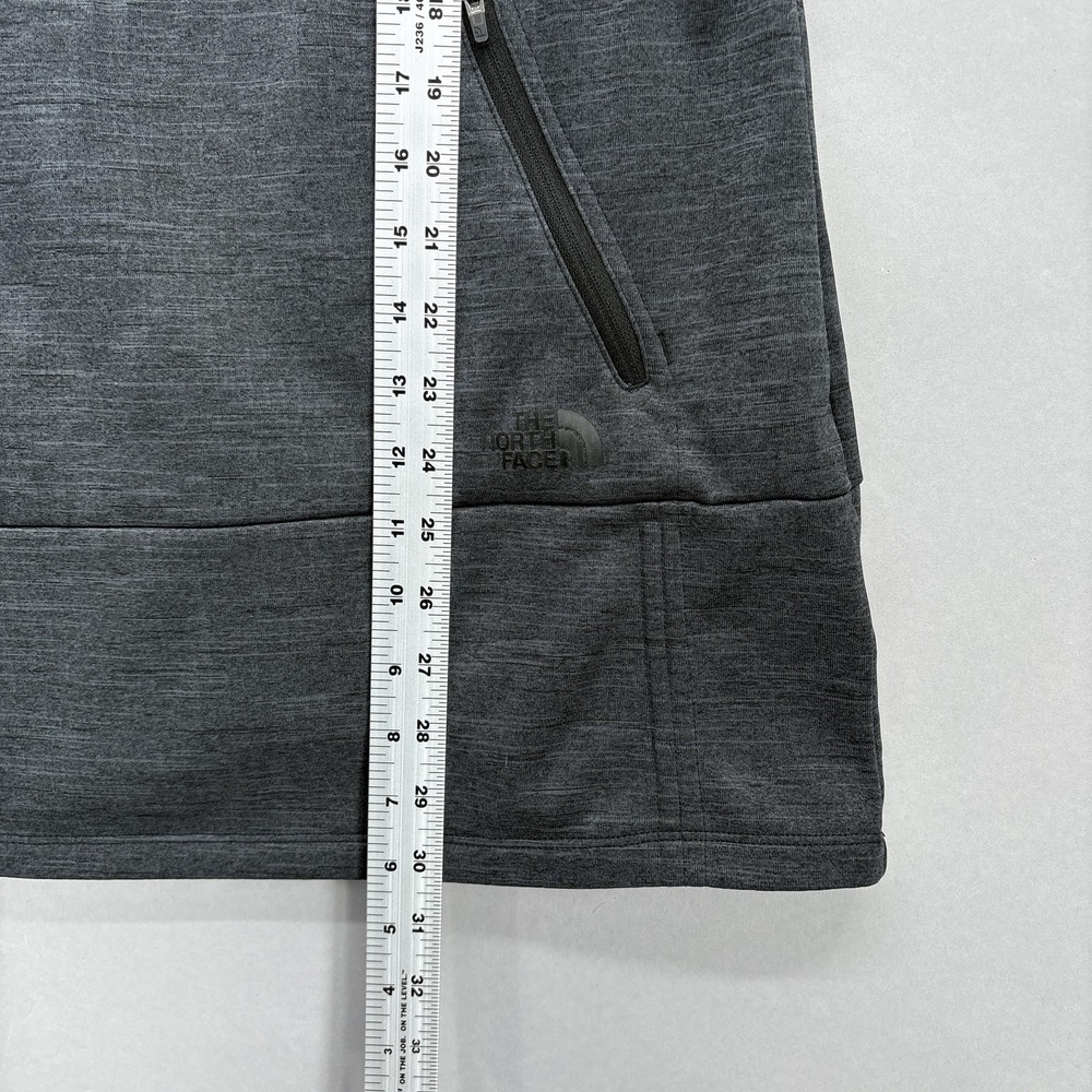 North Face Hoodie Womens XL Gray Black Pullover Fleece Lined Anorak Outdoor Warm - Picture 14 of 16